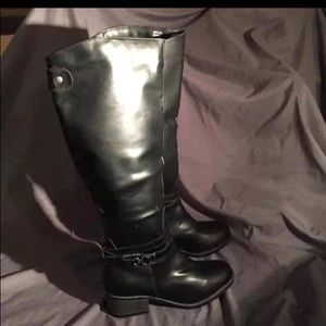 Black Tall Boots Brand New Size 6.5